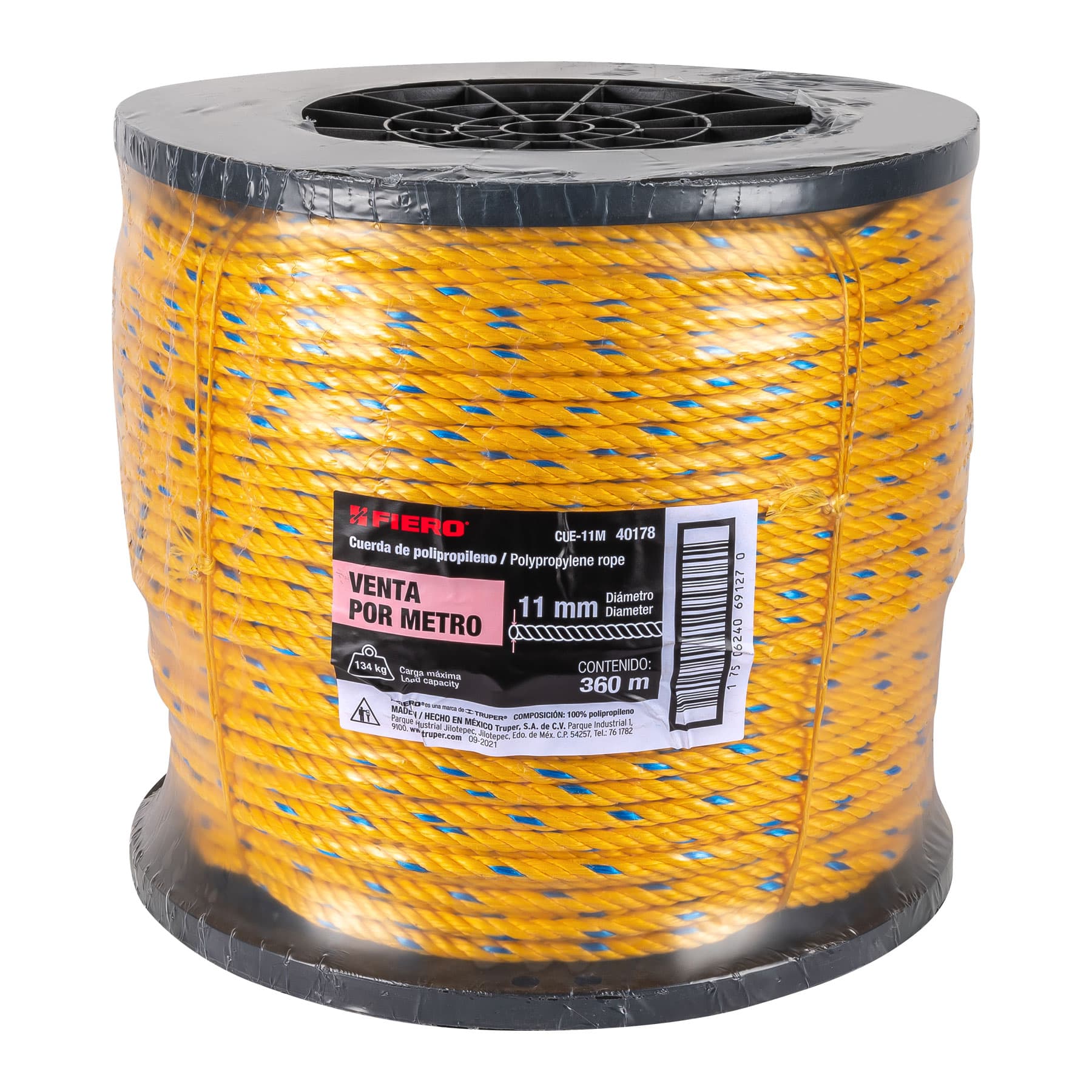 Cuerda de Polipropileno 7/16" (11 mm) Fiero por Metro