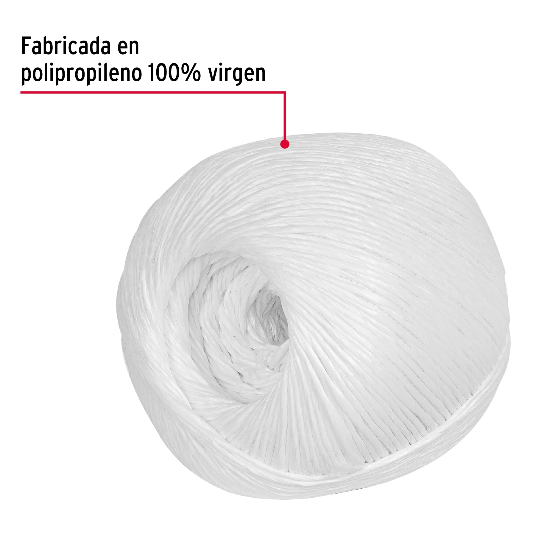Rafia Color Blanco Rollo de 900 gms Fiero
