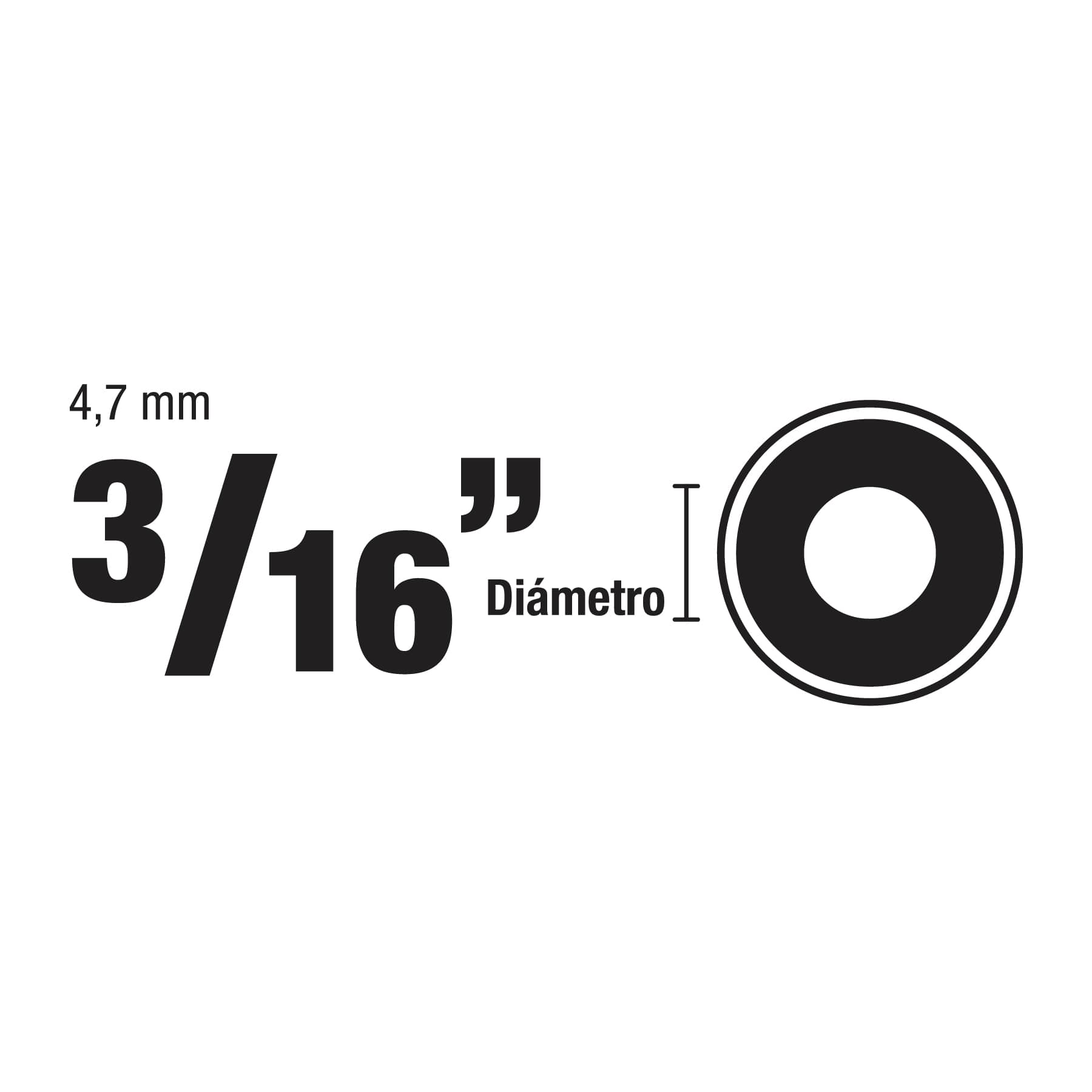 Rondana Plana 3/16" (5 mm) por Pieza Fiero