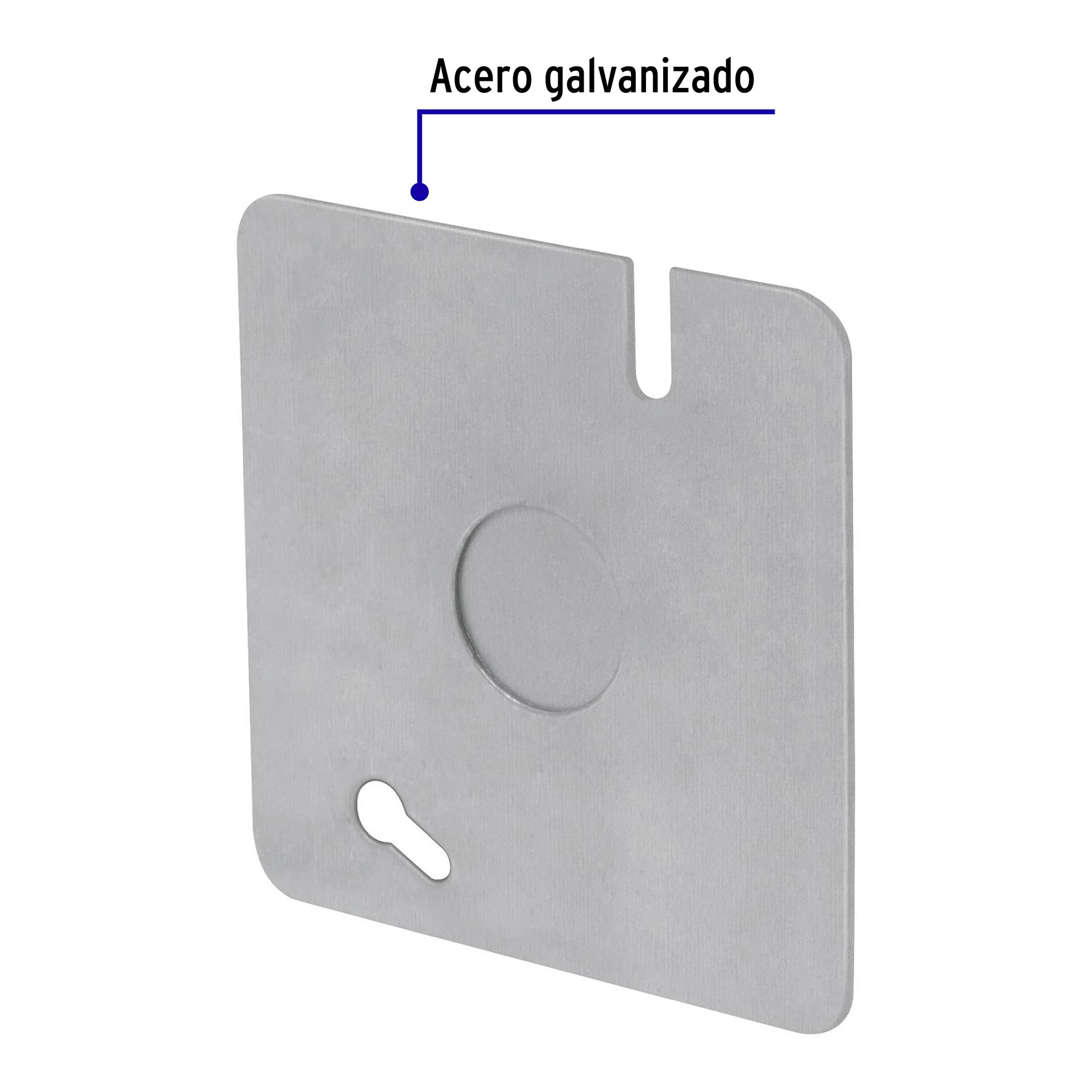 Tapa Cuadrada Galvanizada 3" X 3" Volteck