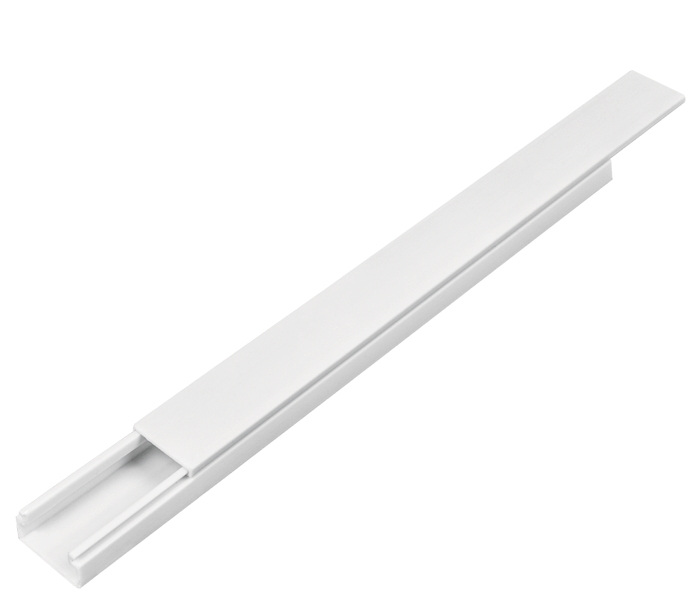 Canaleta de Plastico 2 mts de Largo 3/4" (17 mm X 20 mm)