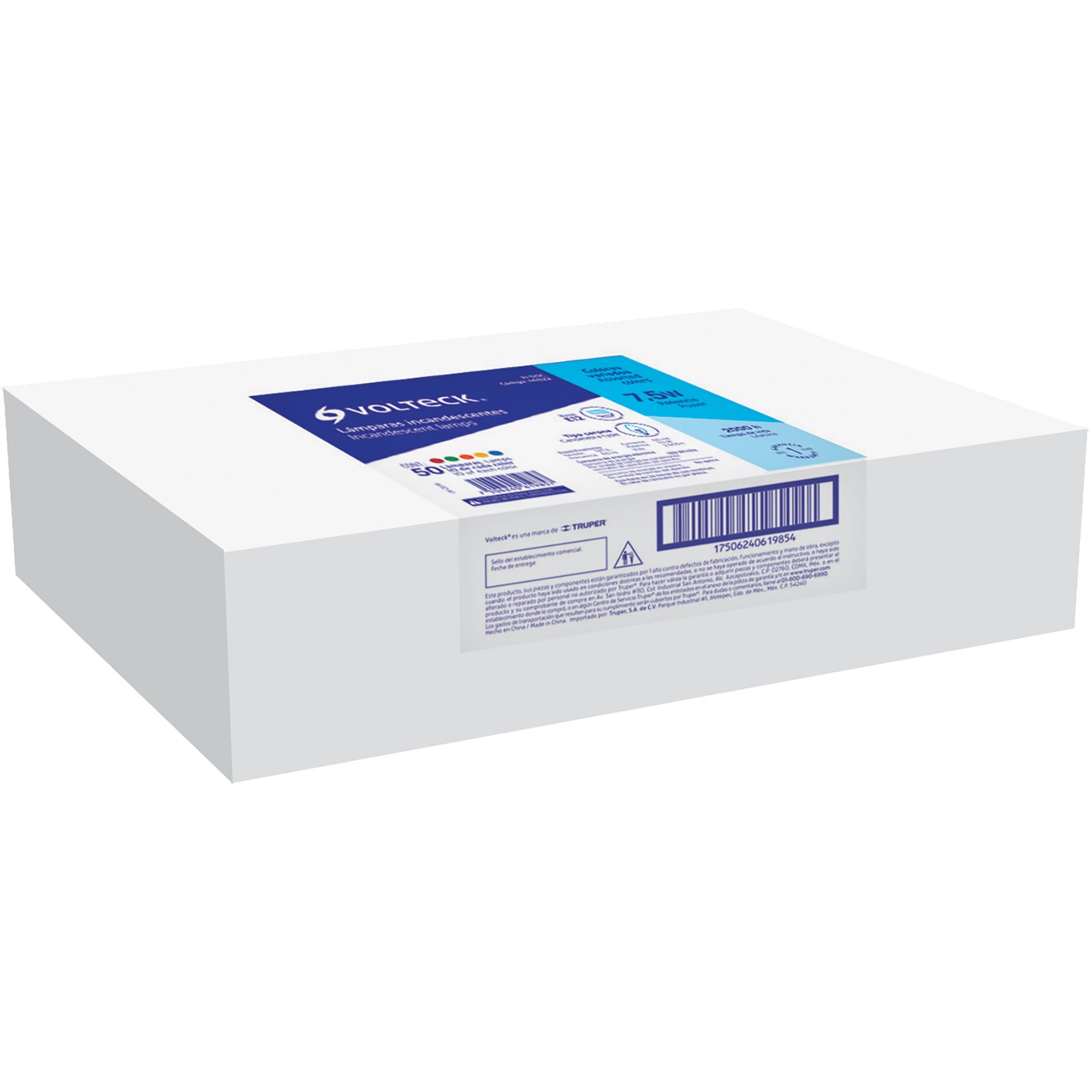 Foco Incandescente Base E12 Migñon Varios Colores Volteck