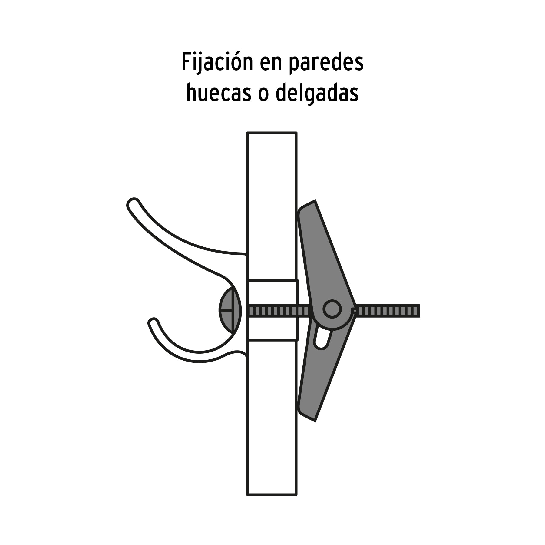 Sujetador Mariposa 1/4" x 3" Fiero por Pieza