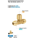 Tee Terminal para Gas 3/8" (10 mm)  Foset
