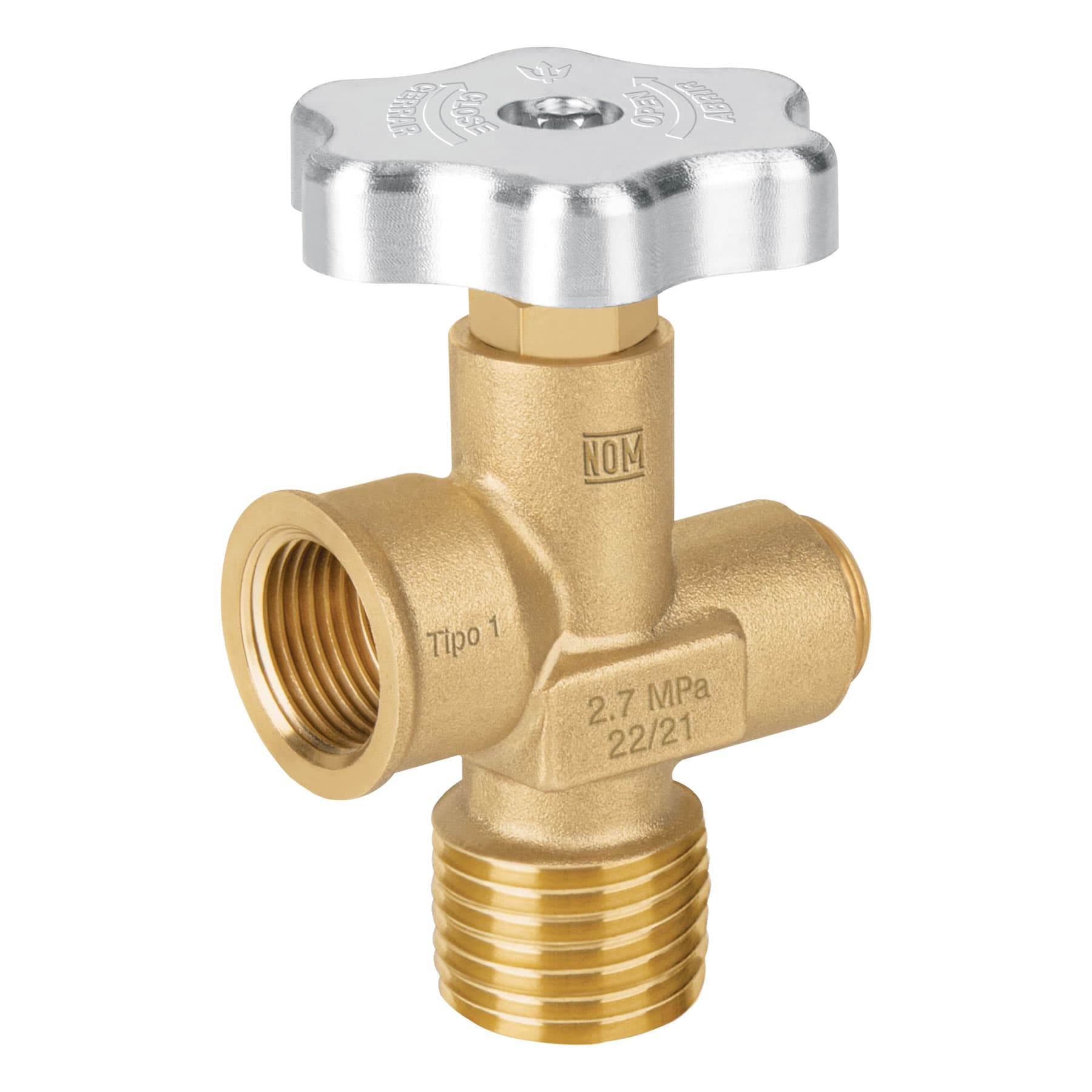 Valvula para Cilindro de Gas Hasta 45 Kg Foset