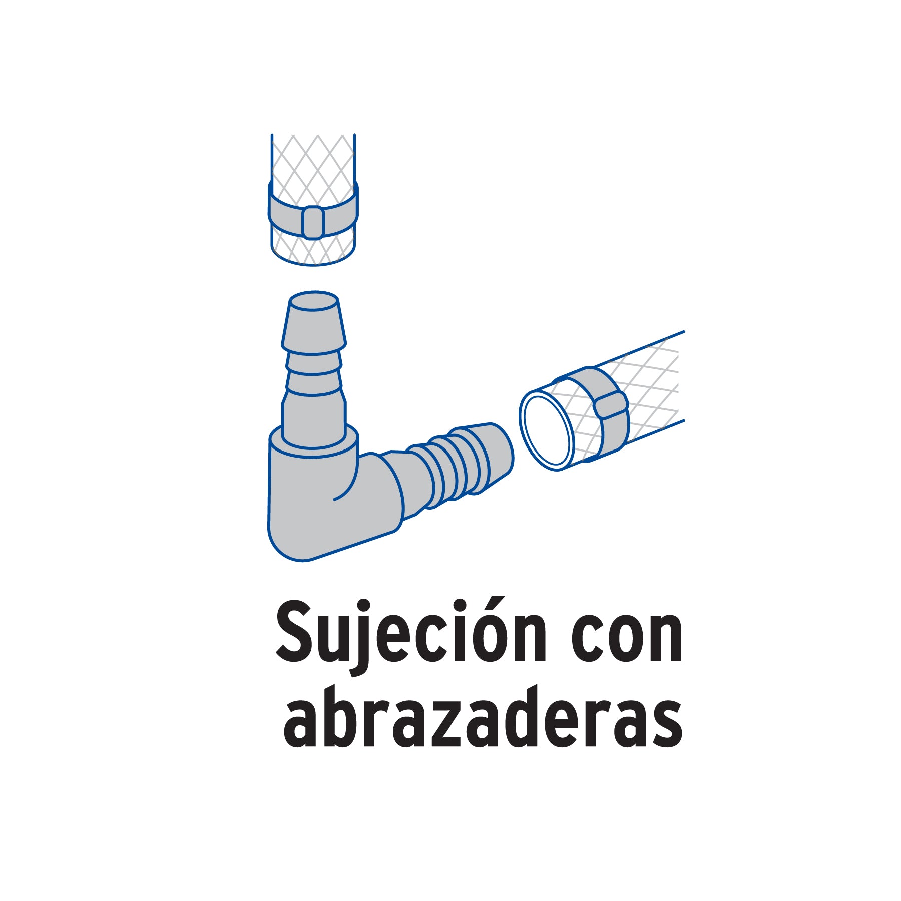 Codo 90° Espiga para Manguera de Polipropileno 3/8" (10 mm)