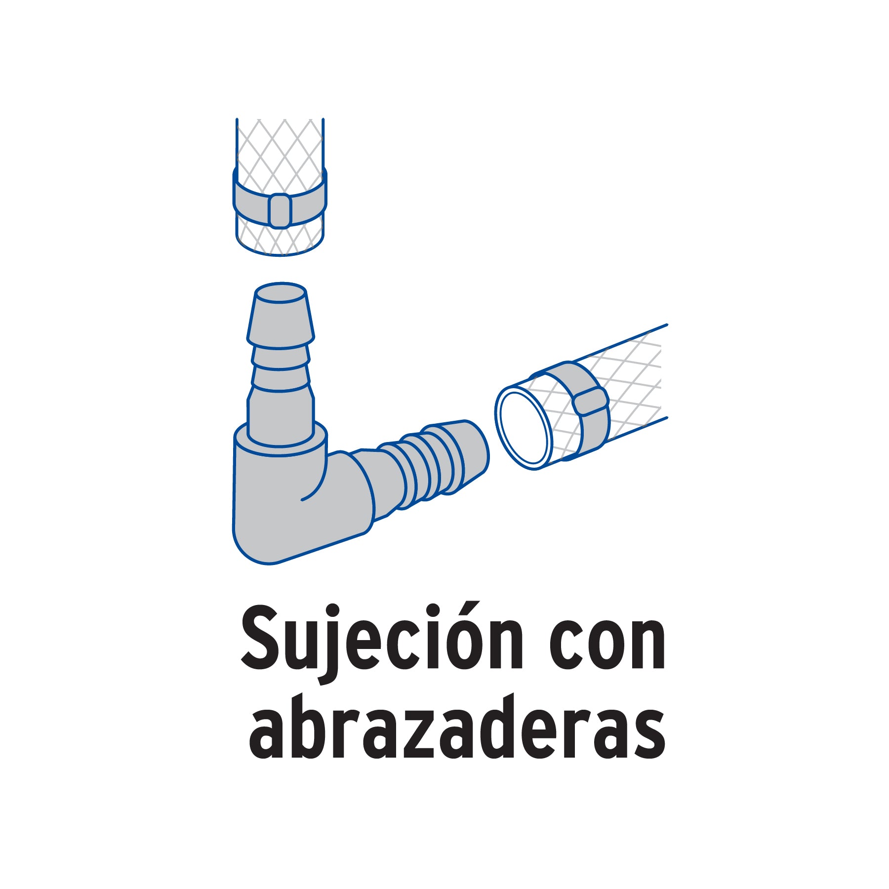 Codo 90° Espiga para Manguera de Polipropileno 1" (25 mm)