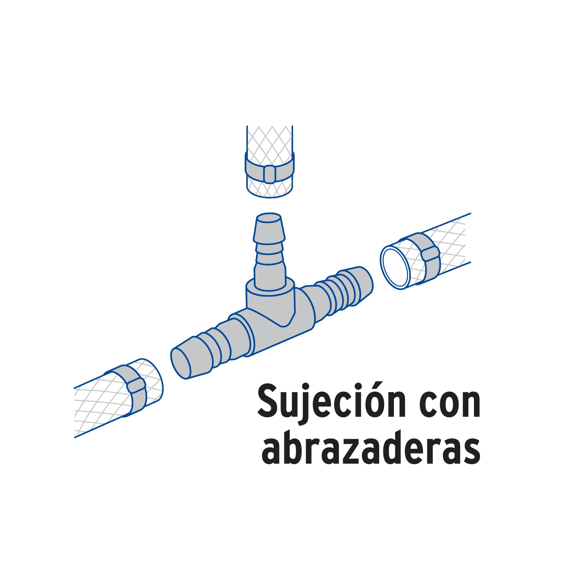 Tee Espiga para Manguera de Polipropileno 3/4" (19 mm)