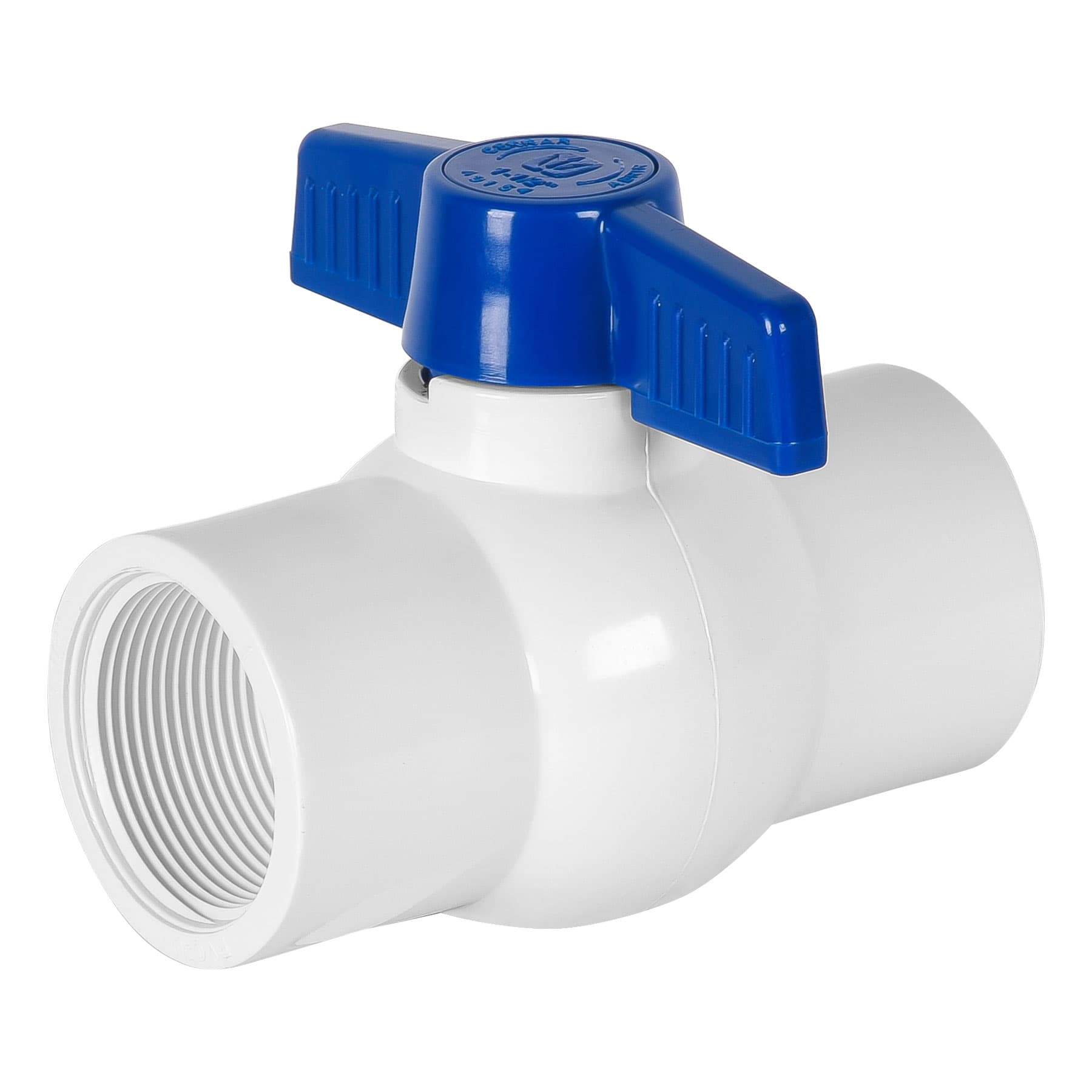 Valvula Esfera PVC Hidraulico Roscable Saniflow 1"1/2 (38 mm)