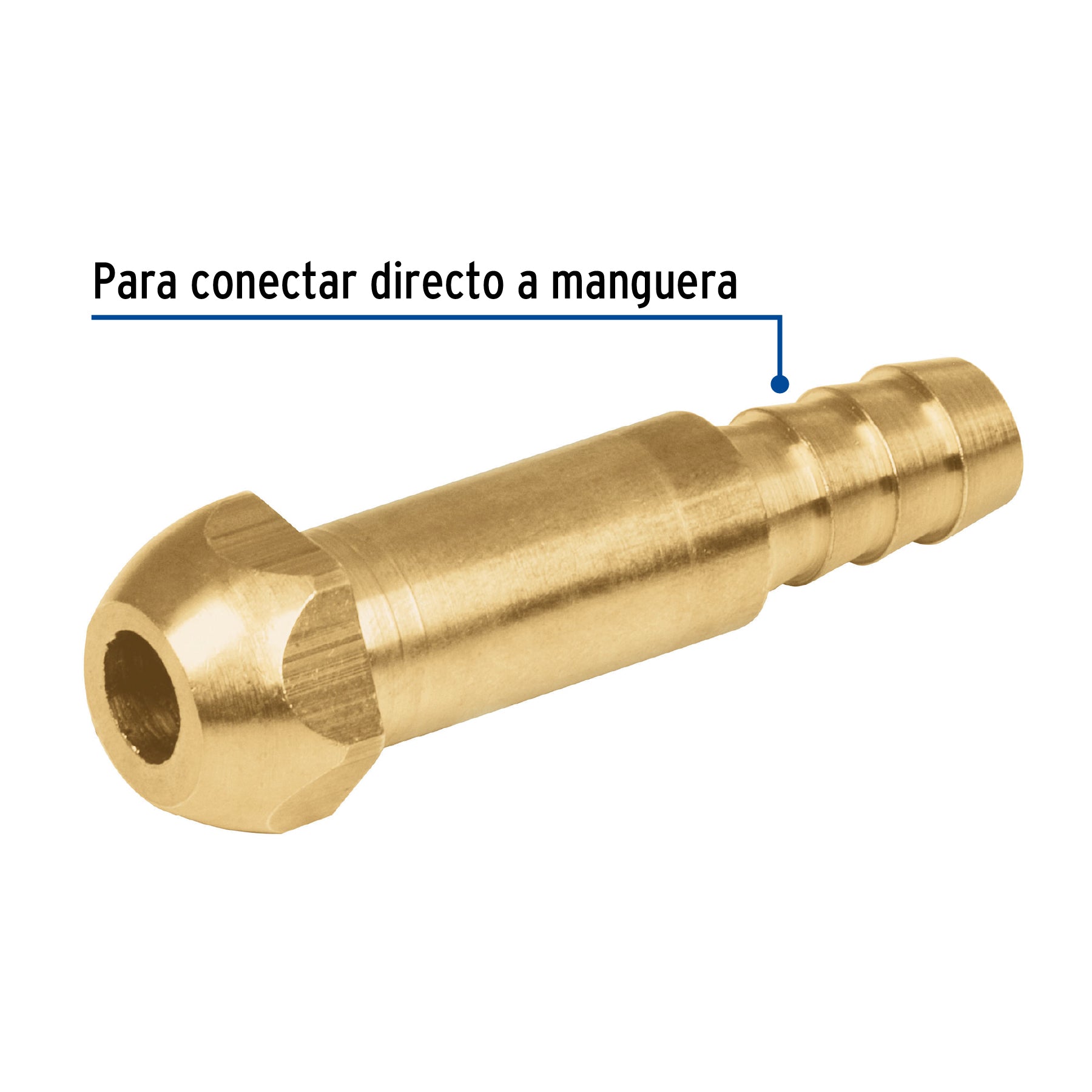 Punta Pol para Gas de 3/8" de Espiga 6 cm Foset