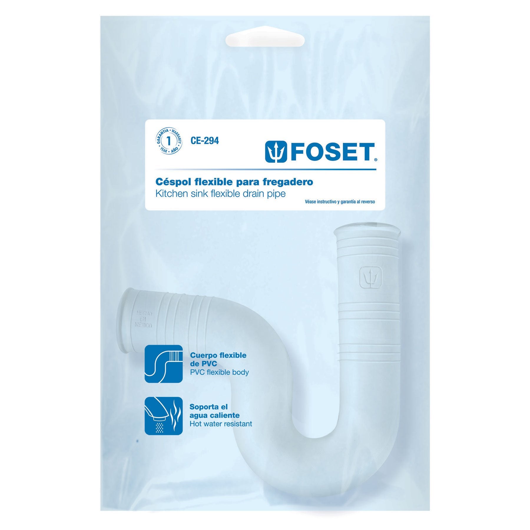 Trampa para Fregadero Flexible de PVC Foset