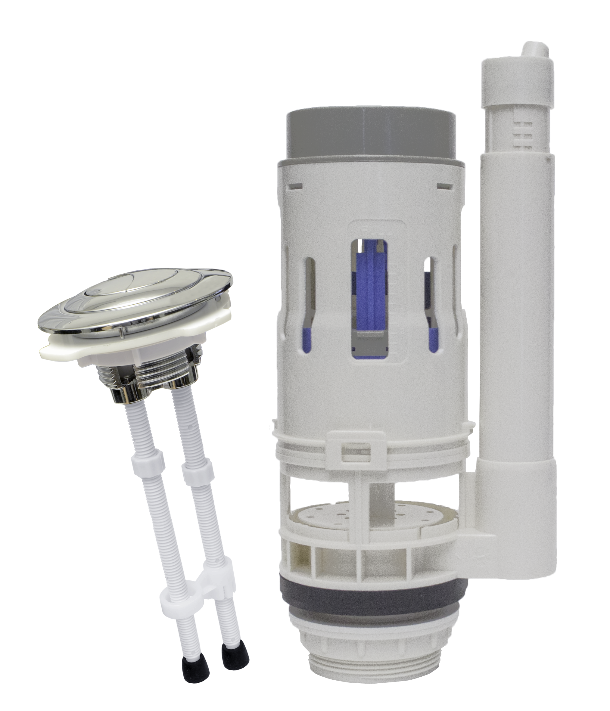 Valvula Descarga Dual 2" para Sanitario de 2 Piezas Boton Superior Coflex
