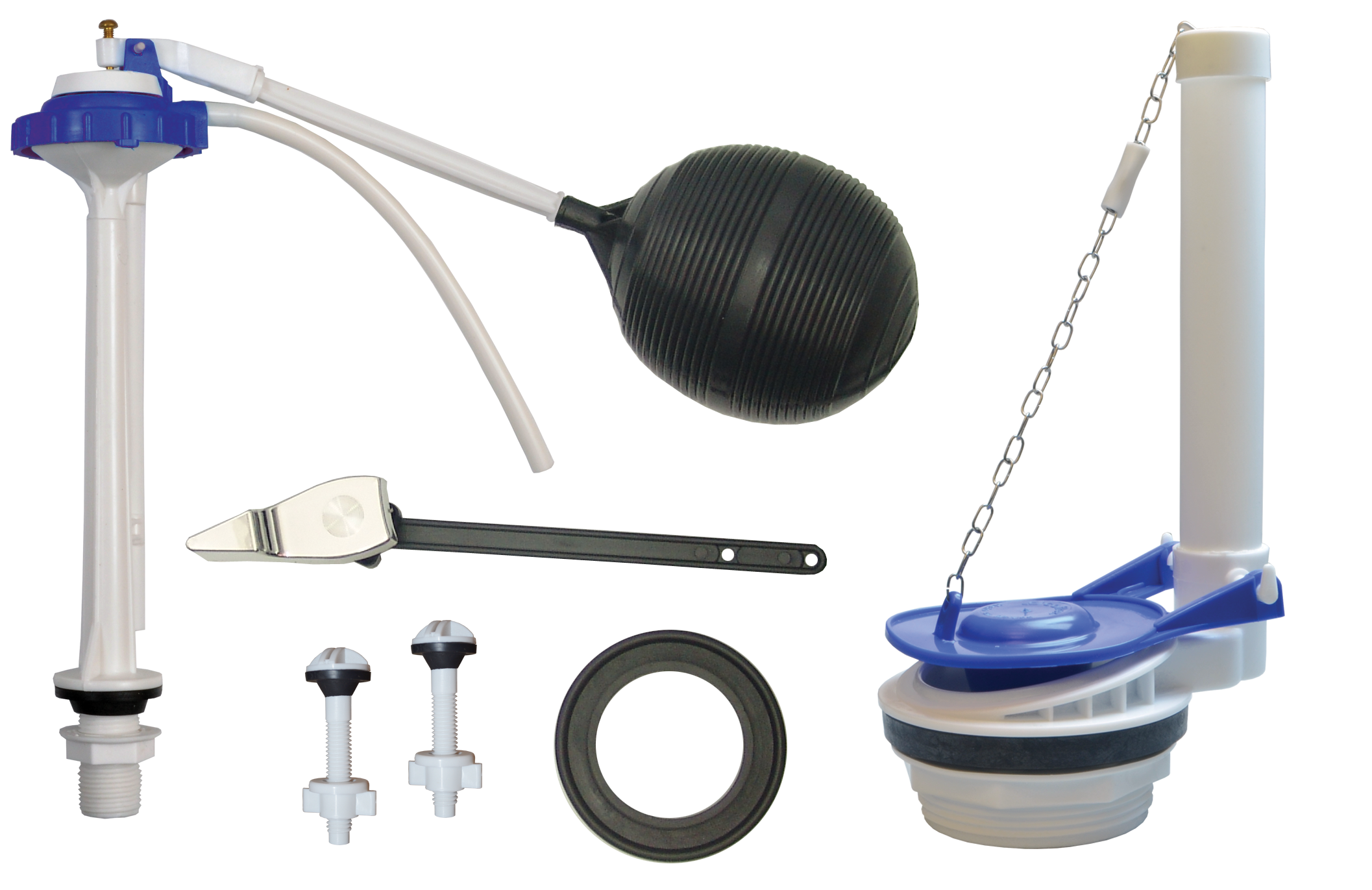 Herrajes para Sanitario Descarga 3" Clasico Coflex