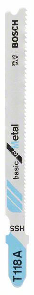 Hoja de Sierra de Calar Corte Basico Metal T 118 A Bosch