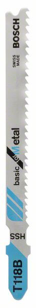 Hoja de Sierra de Calar Corte Basico Metal T 118 B Bosch