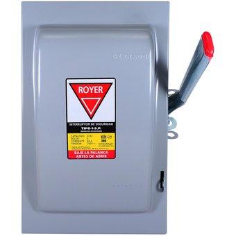 Interruptor de Seguridad 3 Polos 60 Amperes 250 V Royer