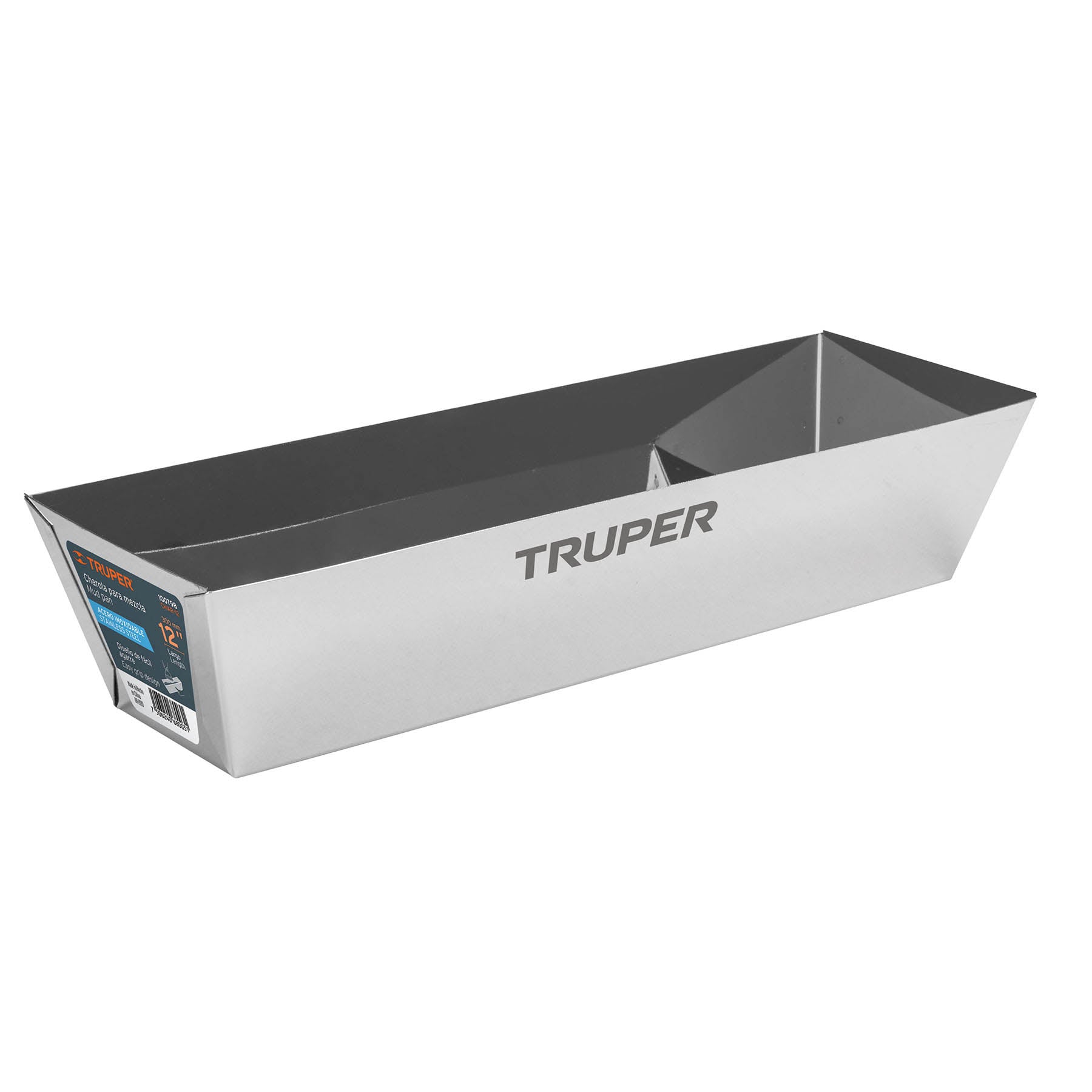 Charola de 12" de Acero Inoxidable para Mezcla Truper