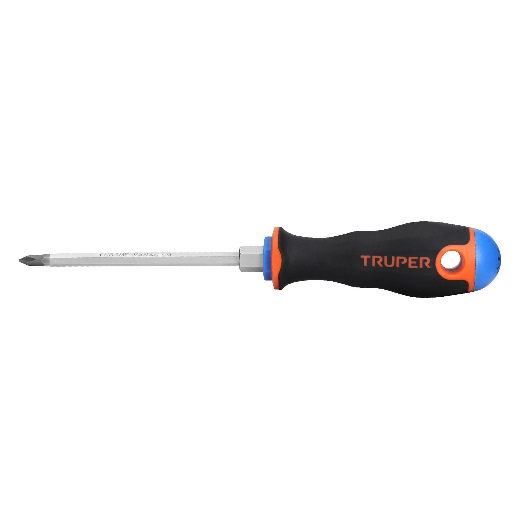Desarmador Mango Comfort Grip Truper de Cruz 3/16" (#1) X 4"