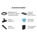 Aspiradora Plastica Solidos y Liquidos de 15 Lts (4 gal) Truper