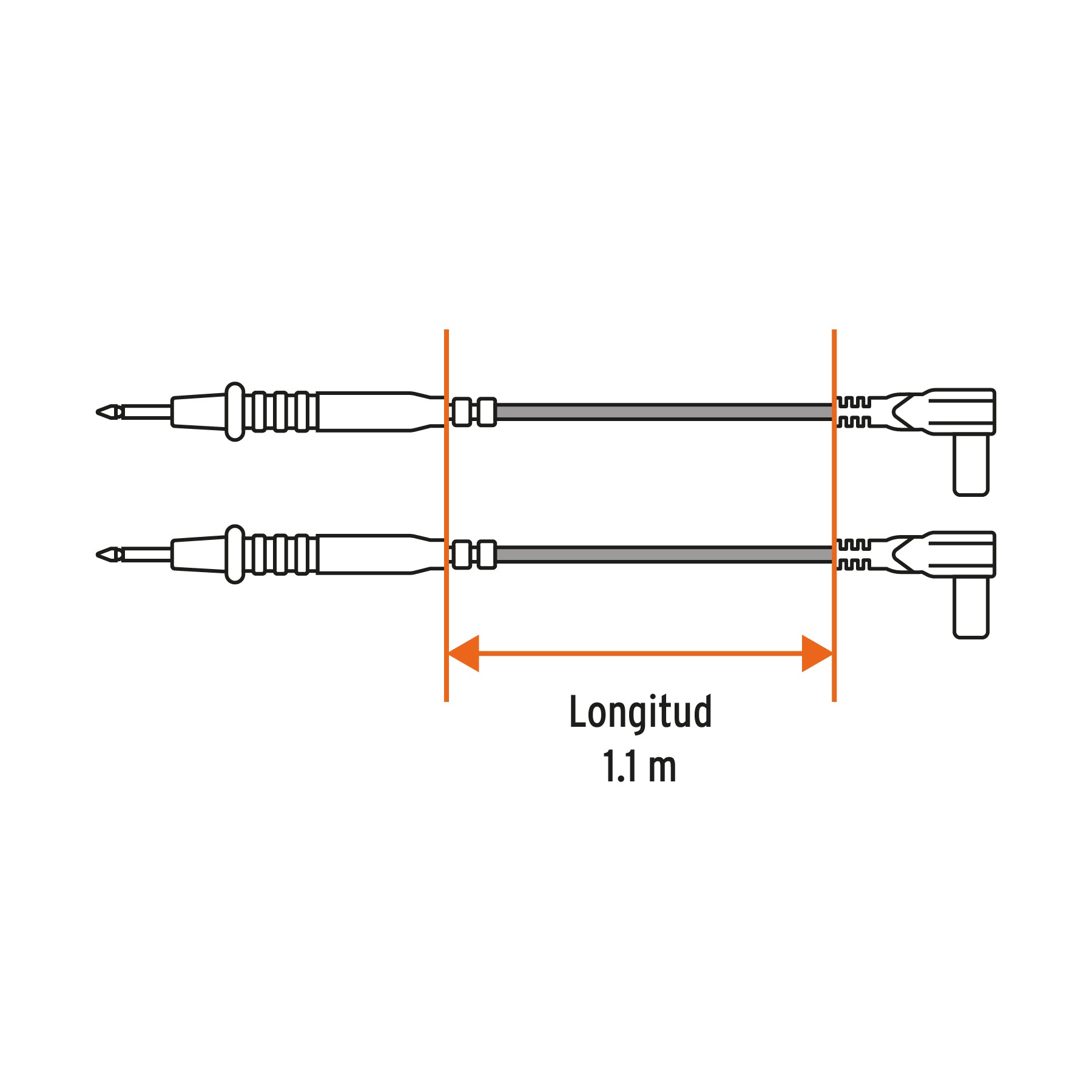Juego de Cables de Prueba para Multimetro Truper