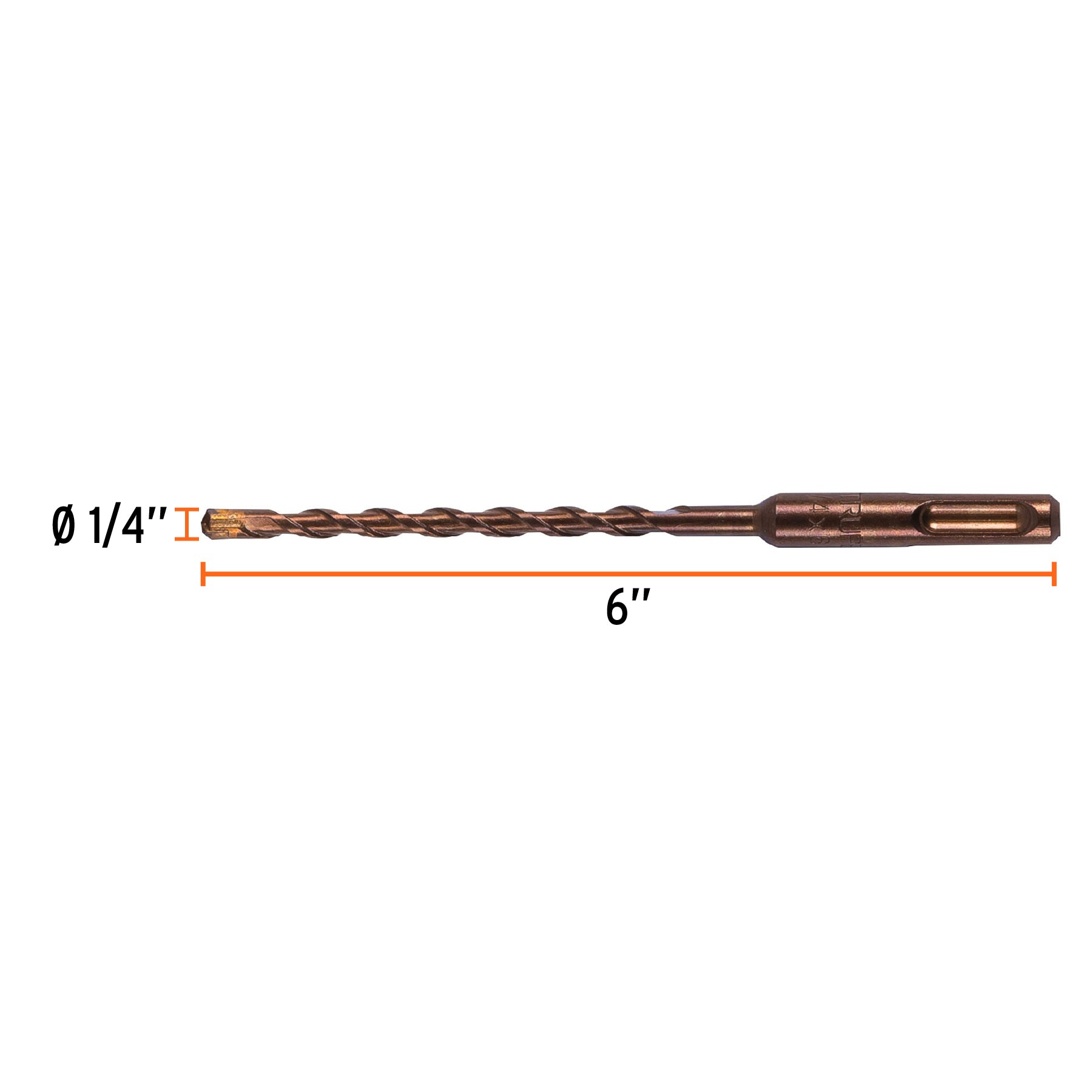 Broca para Concreto SDS Plus Truper 1/4" X  6"