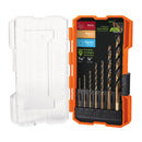 Juego de   7 Brocas de Acero M2 Alta Velocidad Truper