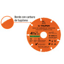 Disco Corte Multimaterial  4"1/2 Truper