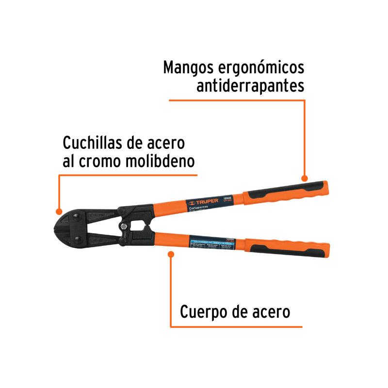 Cortapernos Profesional Truper 18" (45 cm)