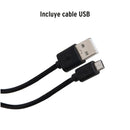 Linterna Recargable con Luz de Emergencia Truper