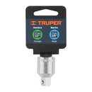 Adaptador para Matraca Cuadro 1/2" a Cuadro 3/8" Truper