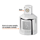 Adaptador para Matraca Cuadro 3/4" a Cuadro 1/2" Truper