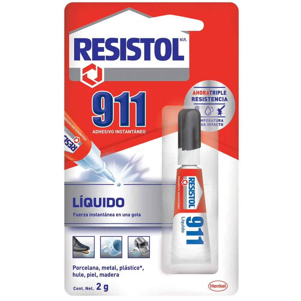 Pegamento Instantaneo 911 2 gms Resistol