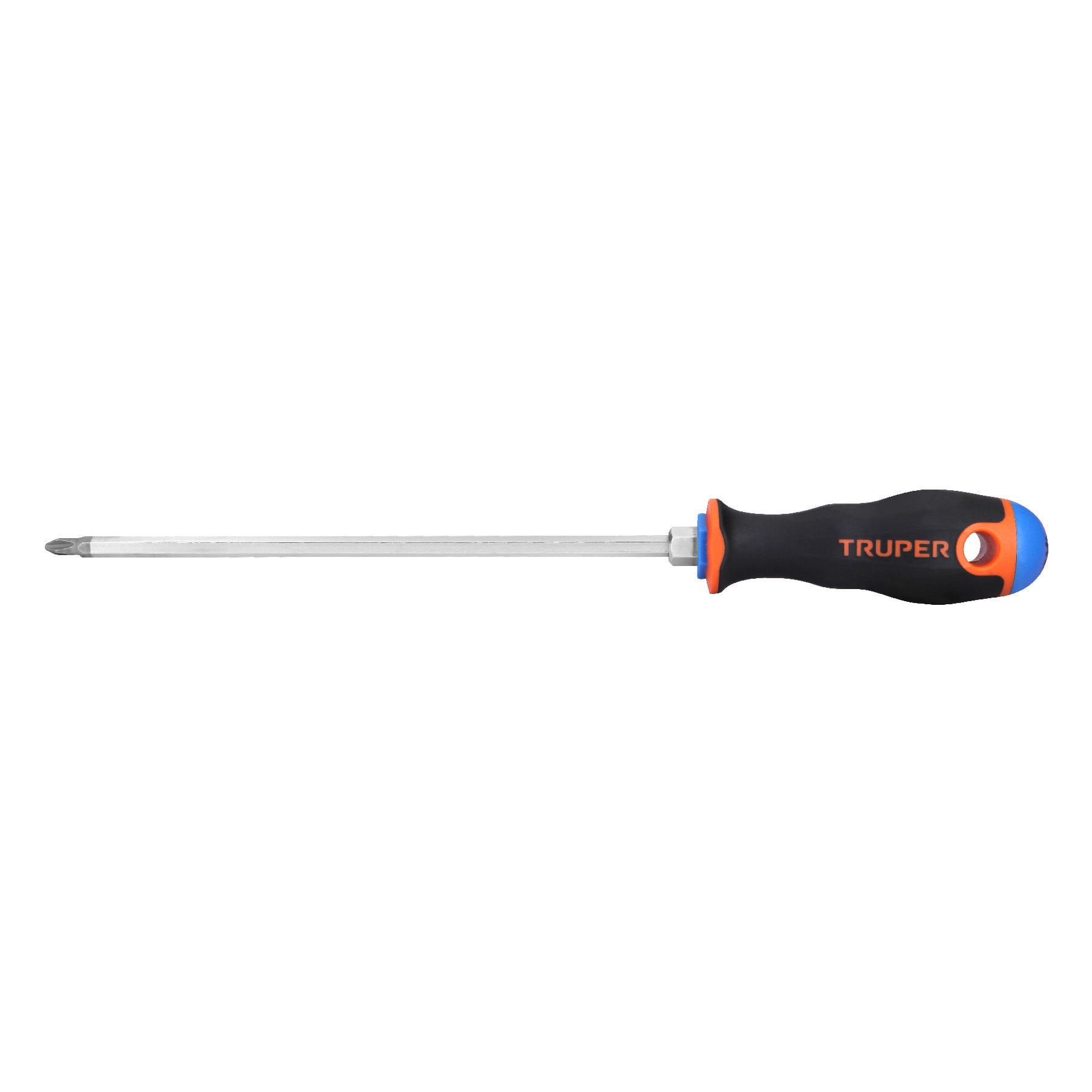 Desarmador Mango Comfort Grip Truper de Cruz 1/4" (#2) X 8"