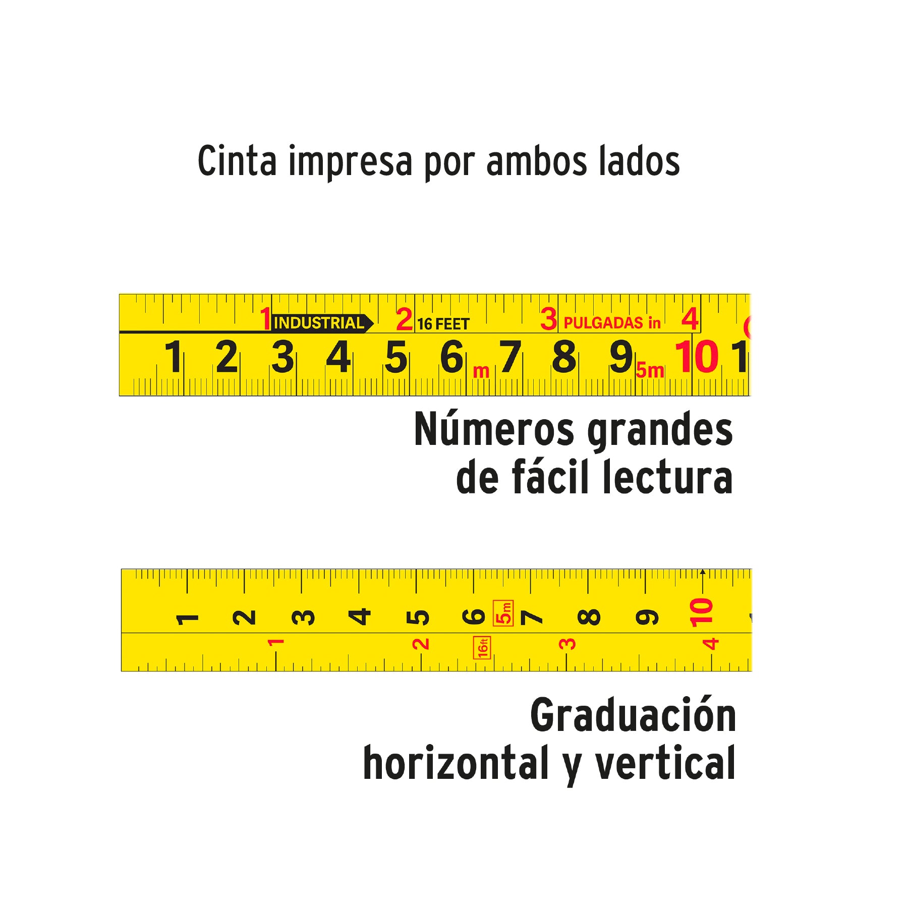 Flexometro 3 Metros Gripper Resiste Impactos Truper