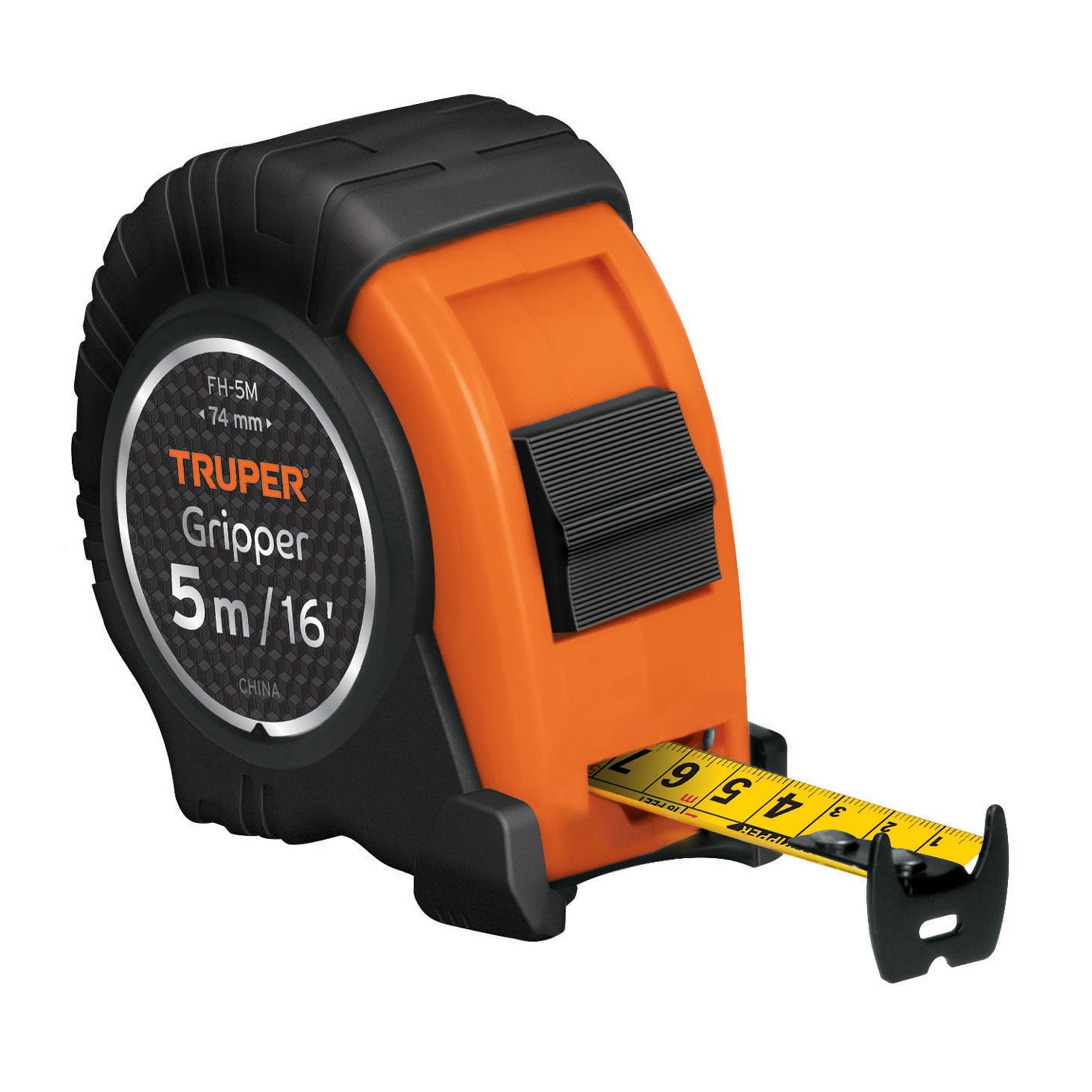 Flexometro 5 Metros Gripper Resiste Impactos Truper