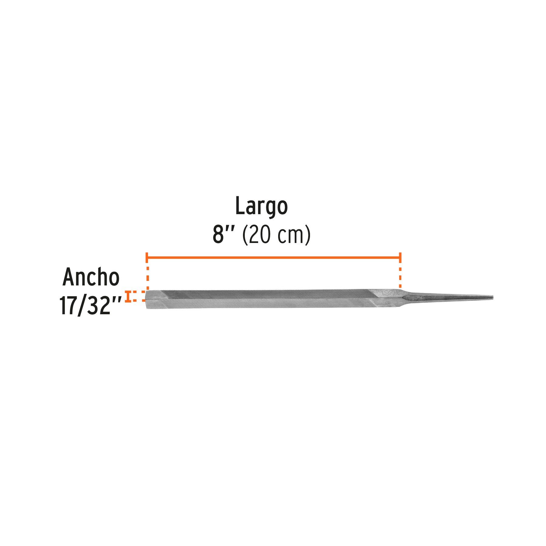 Lima Triangulo Pesado 34 dpp Truper 8"