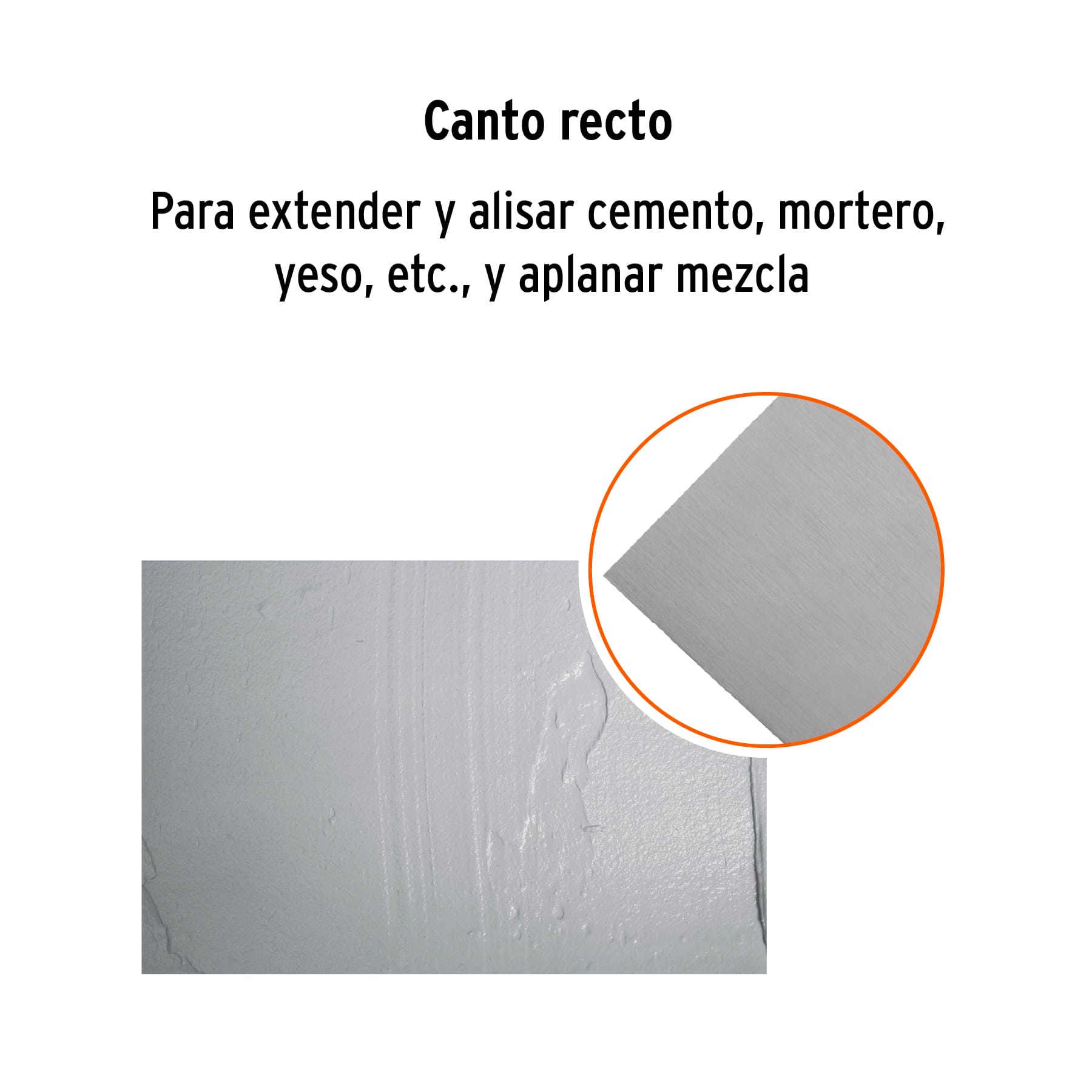 Llana 11" x 5" Mango de Madera 6 Remaches Truper Lisa
