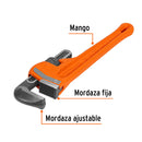 Llave Stilson Industrial Truper 12"