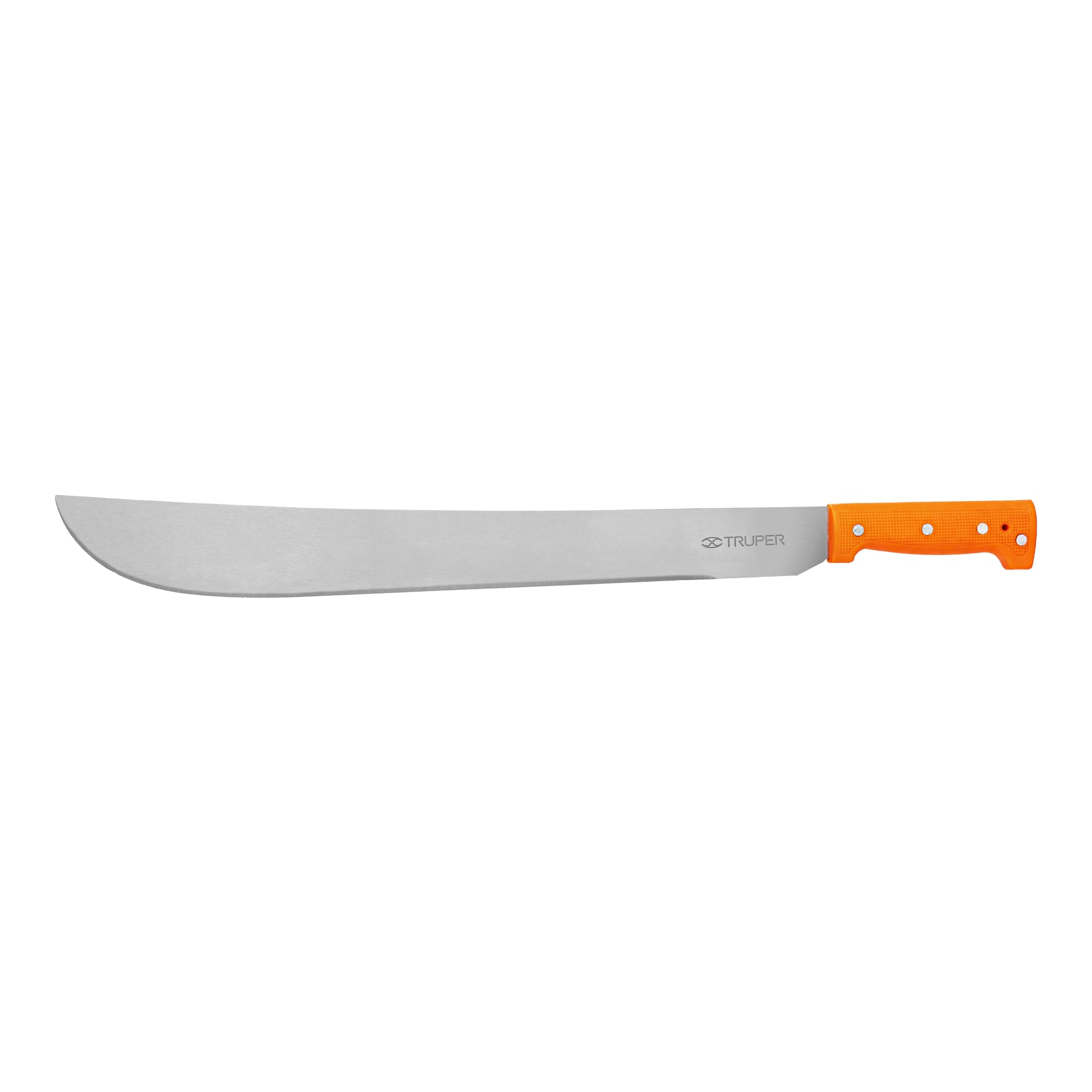 Machete Estandar Cacha Remachada Naranja Truper 20" (51 cm)