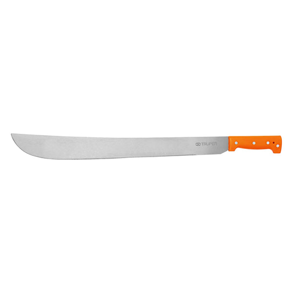 Machete Estandar Cacha Remachada Naranja Truper 22" (56 cm)