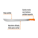 Machete Estandar Cacha Remachada Naranja Truper 24" (61 cm)