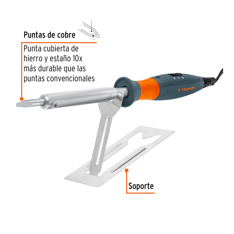 Cautin Tipo Lapiz con 2 Temperaturas para Uso Rudo 100 W Truper