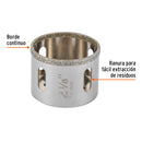 Cortacirculo Diamante Borde Continuo Truper 2"1/8 (54 mm)