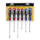 Juego de 6 Desarmadores Mango Comfort Grip Pretul