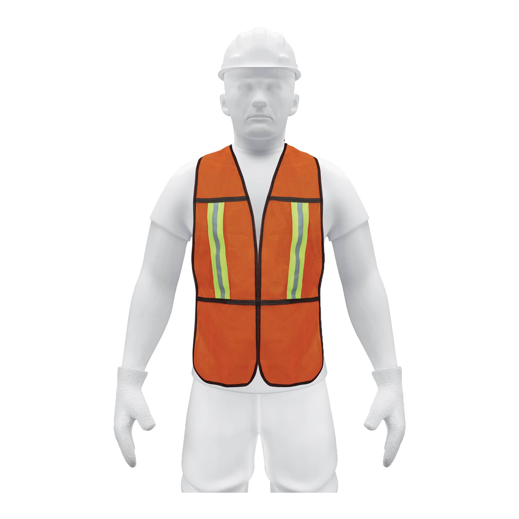 Chaleco de Seguridad con Cintas Reflejantes Pretul Naranja