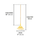Escoba Metalica para Jardin Curva 20 Dientes Pretul