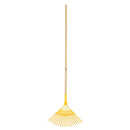 Escoba Metalica para Jardin Curva 20 Dientes Pretul