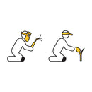 Rodilleras Ultraligeras de Espuma Pretul