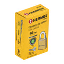 Candado de Hierro Color Laton 40 mm Hermex Basic Gancho Corto