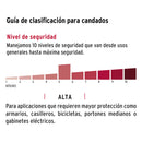 Candado para Cortina 75 mm Cuerpo Metálico Hermex